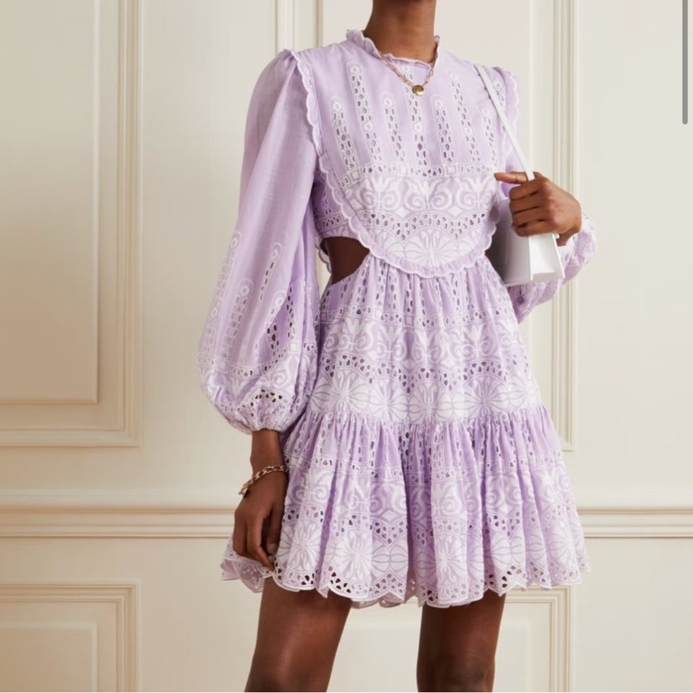 Zimmermann cutout embroidered dress - Anglaise Eyelet